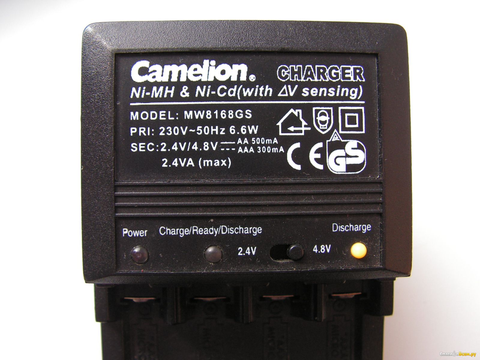 Инструкция на зарядное устройство camelion charger mw 8168