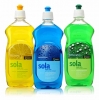Аква-гели для мытья посуды "Sola"