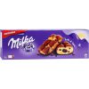 Бисквитное пирожное "Milka" с шоколадной начинкой и кусочками молочного шоколада