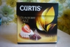 Черный чай в пирамидках Curtis Strawberry Cake