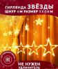 Гирлянда-штора "Звезды" новогодняя Sunlab  Артикул: 44075752