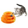 Игрушка для кошек Башня с тремя дисками DCPET