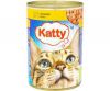 Корм консервированный полнорационный для кошек с курицей в соусе "Katty"
