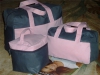 Набор дорожных сумок Yves Rocher "Серо-розовый"