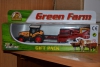 Трактор металлический со спец.техникой на прицепе Pro-Engine "Green Farm" арт. РТ-413