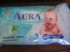 Влажные салфетки для детей Aura Ultra Comfort aloe гипоаллергенные Naturally Clean
