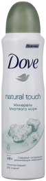 Антиперспирант аэрозоль Dove Natural Touch "Прикосновение природы" минералы мертвого моря