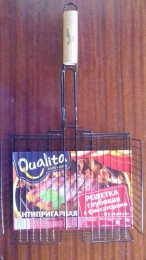 Антипригарная решетка-гриль Qualita глубокая с фиксаторами