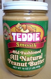 Арахисовая паста Teddie Smooth All Natural Peanut Butter