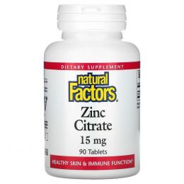 Бад Naturals Factors Zinc Citrate