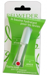 Бальзам для губ Belweder жидкий увлажняющий с экстрактом алоэ