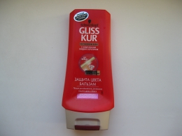 Бальзам для волос Gliss kur "Защита цвета" для окрашенных и мелированных волос