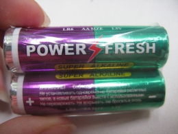 Батарейки Power Fresh AA Super Alkaline