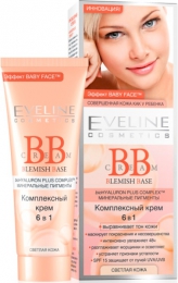 BB крем Eveline Blemish Base комплексный 6 в 1