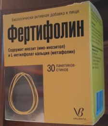 Биологически активная добавка к пище Фертифолин Валента Фарм 30 пакетиков-стиков
