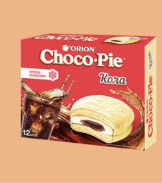 Бисквитное пирожное Orion Choco Pie "Cola"