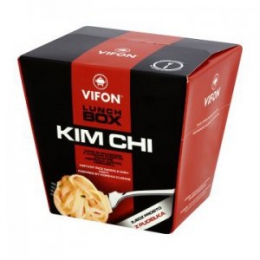 Блюдо быстрого приготовления с рисовыми макаронами "Vifon" Lunch box Kim chi