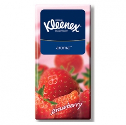 Бумажные носовые платочки Kleenex Aroma Strawberry