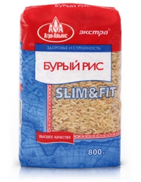 Бурый рис Slim&Fit Агро-Альянс Экстра