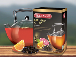 Чай черный байховый листовой Teekanne Earl Grey Citrus