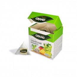 Чай Grand зеленый "Гавайский Мохито" в пирамидках