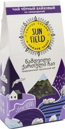 Чай грузинский чёрный байховый со смородиной "Sun Field"