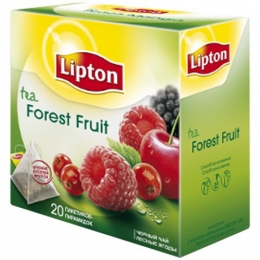 Чай Lipton Forest Fruit в пакетиках-пирамидках