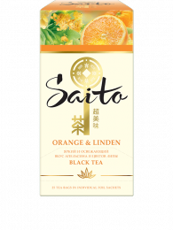 Чай в пакетиках Saito Orange Linden Black Tea