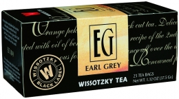 Чай Wissotzky Earl Grey в пакетиках