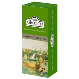 Зеленый чай Ahmad Tea с жасмином в пакетиках