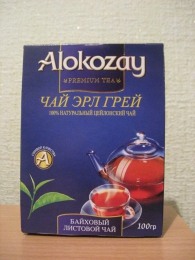 Черный байховый листовой чай Alokozay Premium Tea «Эрл Грей»