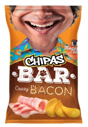 Чипсы Chipas Bar Crazy Бекон