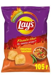 Чипсы "Lays" пикантная чакалака