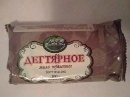 Дегтярное мыло твёрдое туалетное, ММЗ