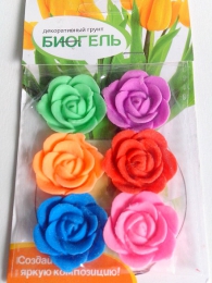 Декоративный грунт "Биогель" Набор растущих цветков "6 роз"