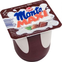 Десерт молочный Zott Monte Maxi  с шоколадом и лесными орехами