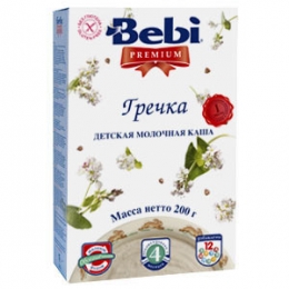 Детская молочная каша Bebi Premium "Гречка"