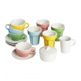 Набор для кофе/чая "Дуктиг" разноцветный от IKEA, 10 предметов