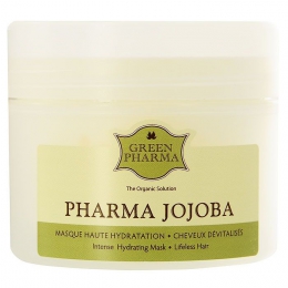 Экспресс-маска для волос с маслом жожоба и экстрактом анжелики Green Pharma Pharma Jojoba