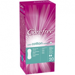 Ежедневные прокладки Carefree With Cotton Extract