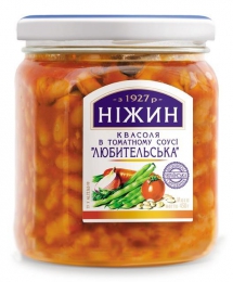 Фасоль в томатном соусе "Нежин" Любительская
