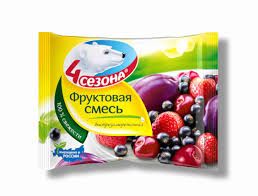 Фруктовая смесь быстрозамороженная 4 сезона