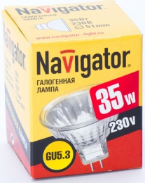 Галогенная лампочка Navigator JCDR-35/GU5.3 35W