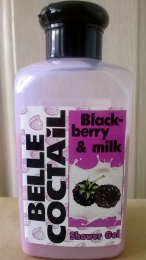 Гель для душа Belle Coctail Blackberry and milk "Ежевика и молоко"