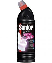 Гель для унитаза Sanfor Special Black Ультра сила