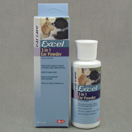 Гигиеническая пудра для ушей собак и кошек 8in1 Excel 3 in 1