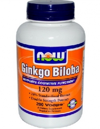 Биологическая добавка Now Foods Ginkgo Biloba