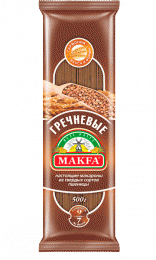 Гречневые макароны "Макфа" из твердых сортов пшеницы