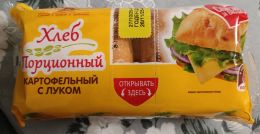 Хлеб порционный картофельный с луком от "Аютинский хлеб"