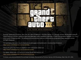 Игра Grand Theft Auto 3 для iPad